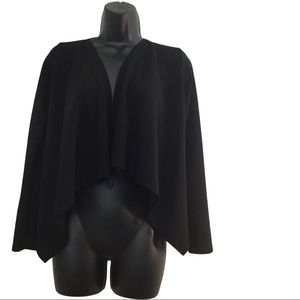 Windsor Small Black Long Sleeve Cardigan Lace Back